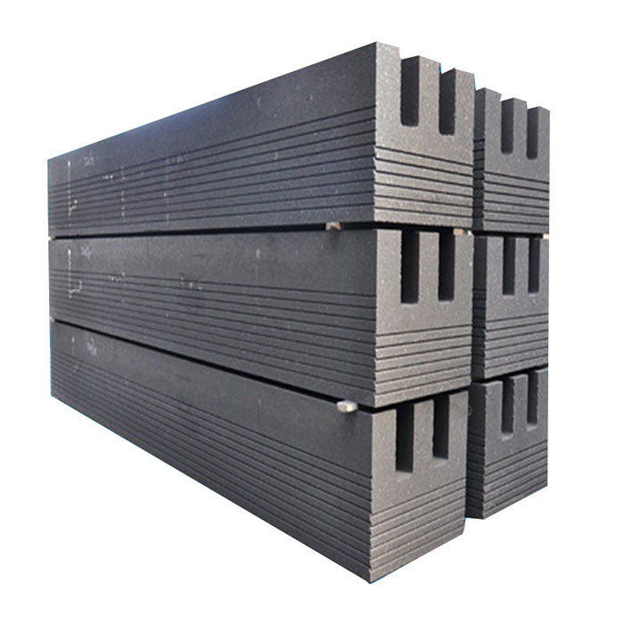Resistivitas Listrik 4-6 μΩm Blok Karbon Katode Grafit untuk Sel Elektrolitik Aluminium