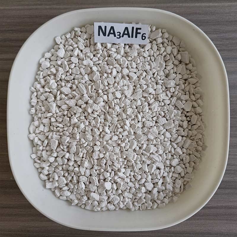 Cryolite sintetis kelas atas Na3alf6 Kelarutan superior untuk produksi metalurgi canggih