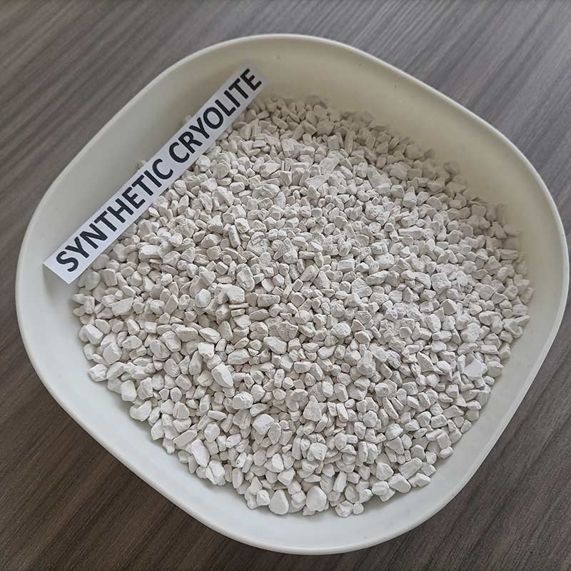 Reagent Grade Synthetic Cryolite 99% Na3AIF6 Untuk Agen Penghapusan Slag, Digunakan sebagai fluks untuk elektrolisis aluminium