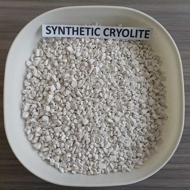 Reagent Grade Synthetic Cryolite 99% Na3AIF6 Untuk Agen Penghapusan Slag, Digunakan sebagai fluks untuk elektrolisis aluminium