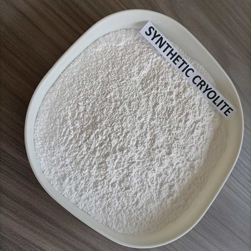 98% Min Kemurnian Kryolit Sintetis Na3alf6 / Kryolit Aluminium Natrium Fluorida Untuk Aluminium