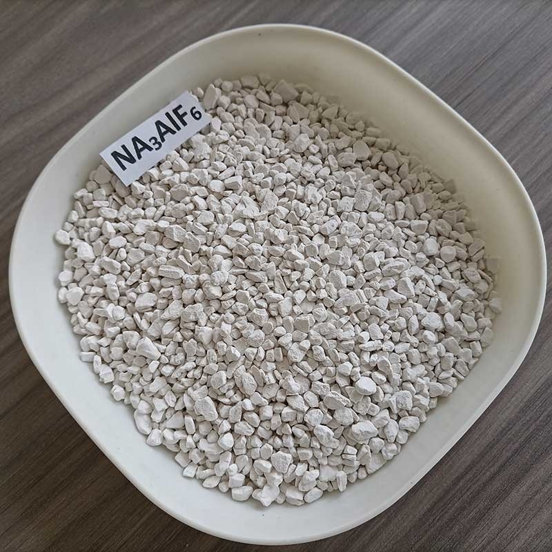 98% Min Kemurnian Kryolit Sintetis Na3alf6 / Kryolit Aluminium Natrium Fluorida Untuk Aluminium