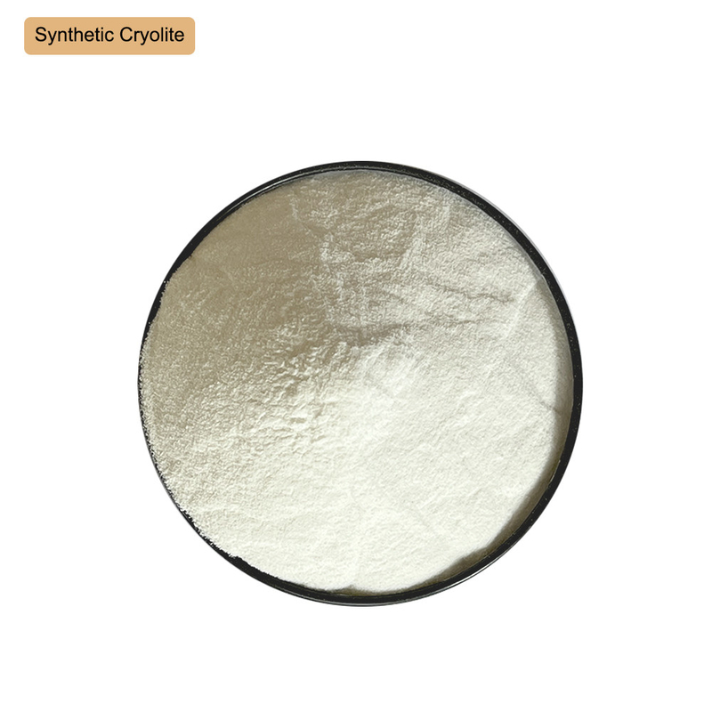 CAS15096-52-3 Garam Fluorida Inorganik Kristalin Putih Kryolit Sintetis Na3AlF6 untuk Produksi Kaca
