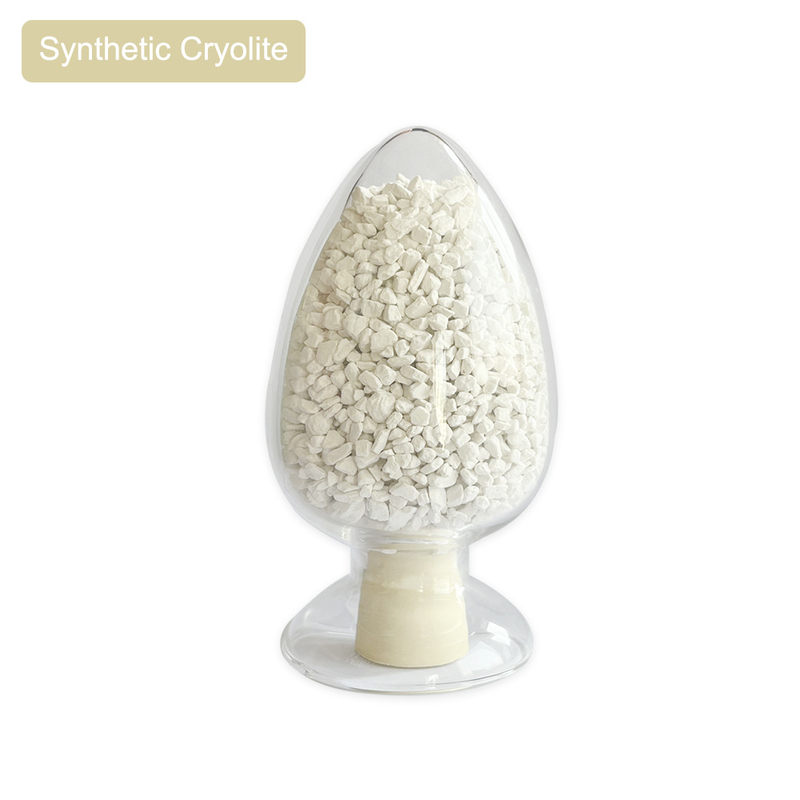Cryolite sintetis berbutir putih dengan titik leleh 1025o C untuk agen pemurnian