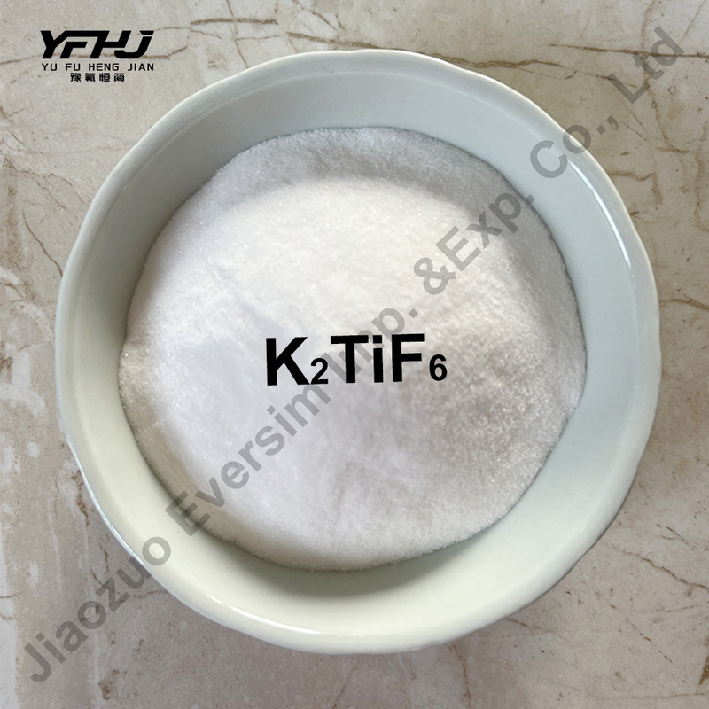 CAS 16919-27-0 Bubuk Putih Kalium Fluorotitanate K2 (TiF6) Untuk Industri Kaca