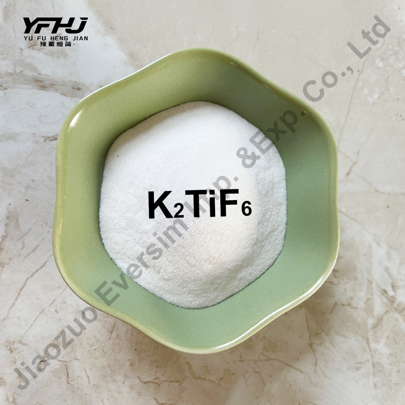 CAS 16919-27-0 Bubuk Putih Kalium Fluorotitanate K2 (TiF6) Untuk Industri Kaca