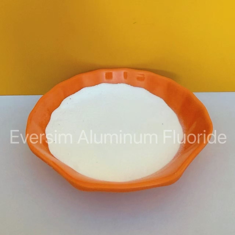 Kemurnian Tinggi 98% Berat Molekuler 83,98 Alf3 Aluminium Fluoride Untuk Flux Material Industri Grade