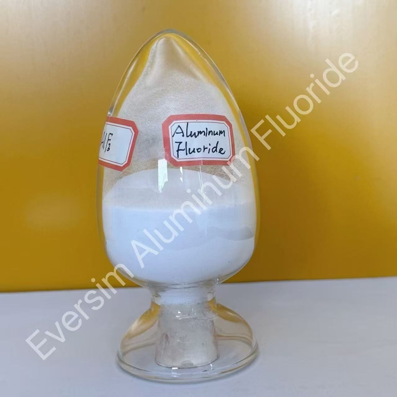 Berat Molekuler 83,98 Aluminium Fluoride Alf3 untuk Fluks Logam Non-Ferrous