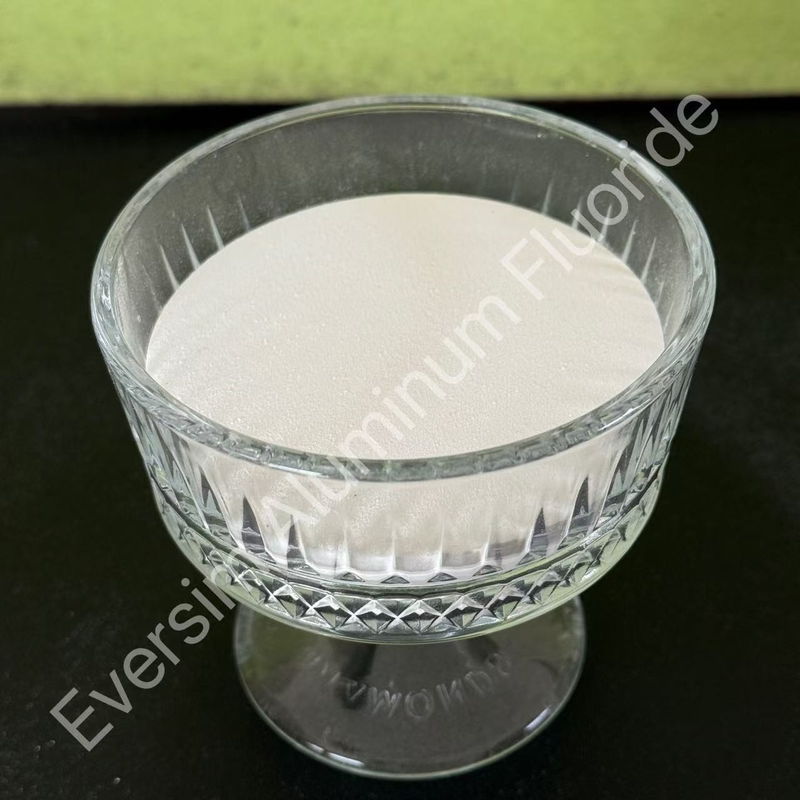 Kemurnian Tinggi CAS7784-18-1 AlF3 Aluminium Fluoride Berbahan Berbasis Pasir Putih