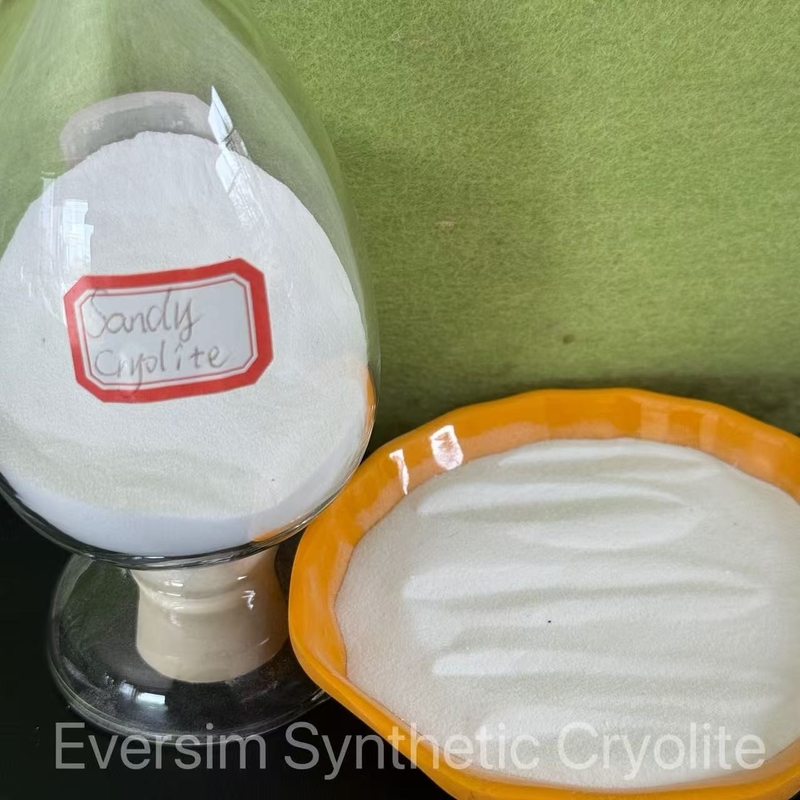 Produk Kimia CAS15096-52-3 Pasir Putih Na3AlF6 Kriolit Sintetis untuk Industri Keramik