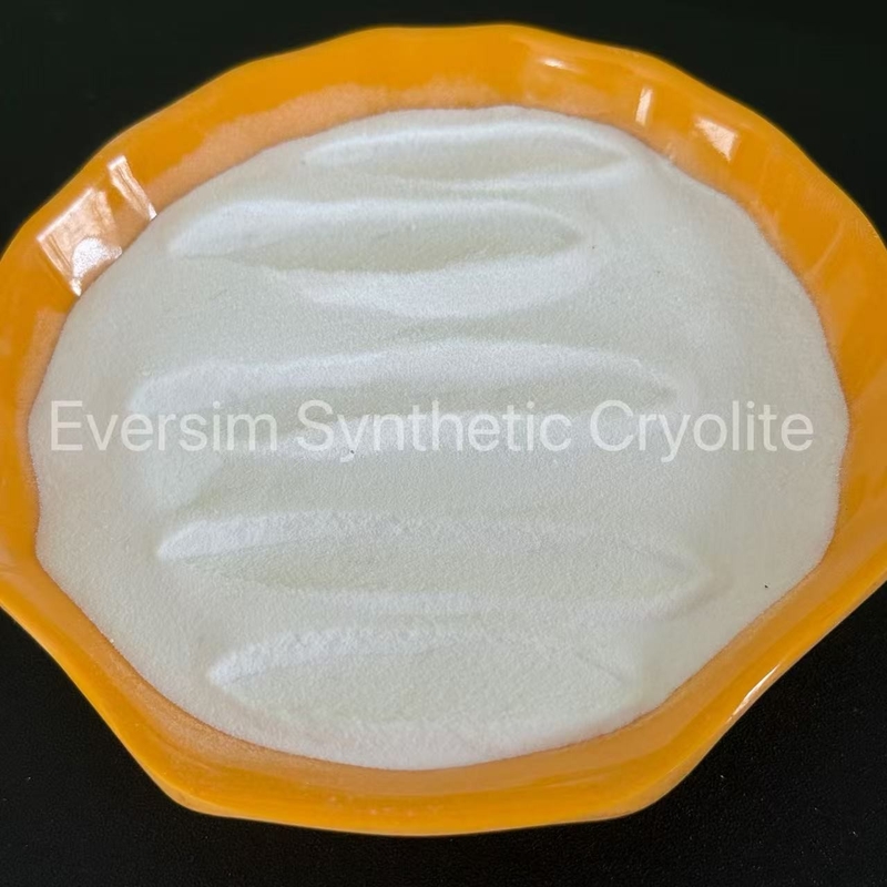 Produk Kimia Kemurnian Tinggi CAS15096-52-3 200 Mesh Na3AlF6 Sodium Cryolite 99.9% untuk Industri Abrasif