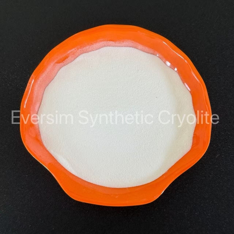 325 Mesh kemurnian 98% Sintetis Kriolit Na3AlF6 Digunakan Sebagai Fluks Untuk Agen Solder