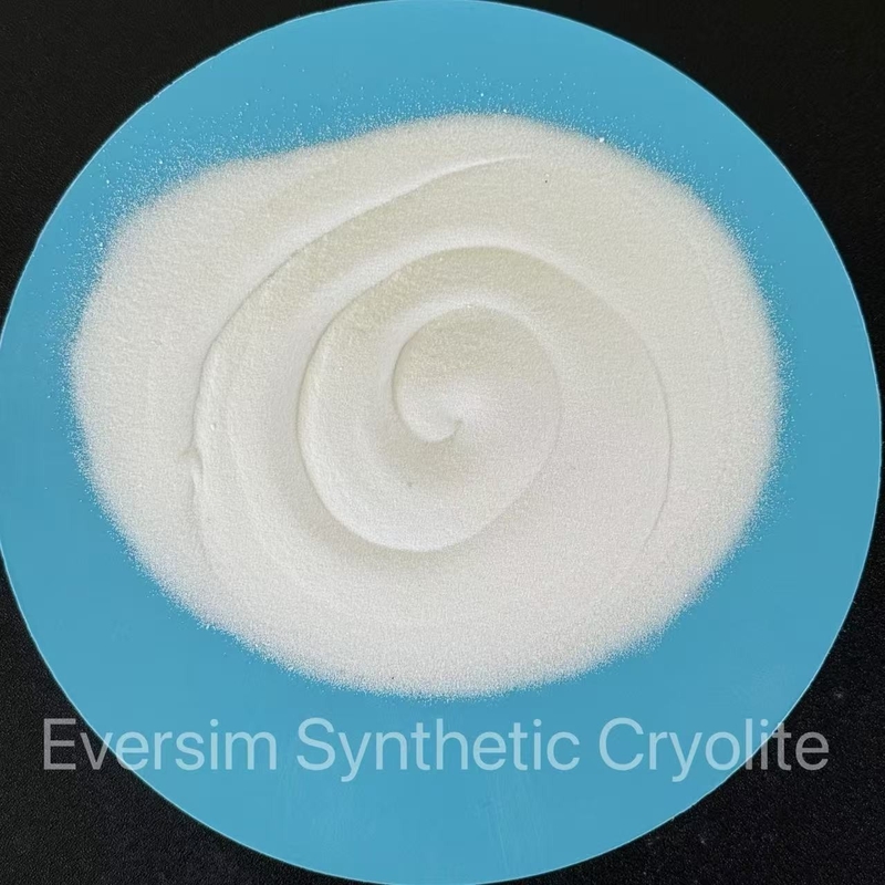 CAS15096-52-3 Kemurnian Tinggi 99,2% Cryolite Sintetis Berpasir Putih untuk Industri Aluminium