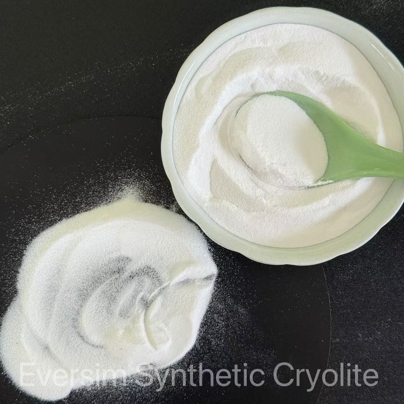 Produk kimia berkualitas tinggi White Sandy CH-1/CM-1 Cryolite sintetis Na3AlF6 untuk industri keramik
