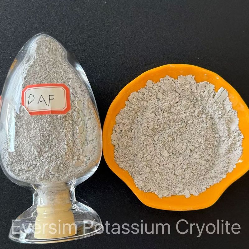 Produk kimia kemurnian tinggi Bubuk putih sintetis Na3AlF6 Cryolite 99,9% untuk agen pemukul slag