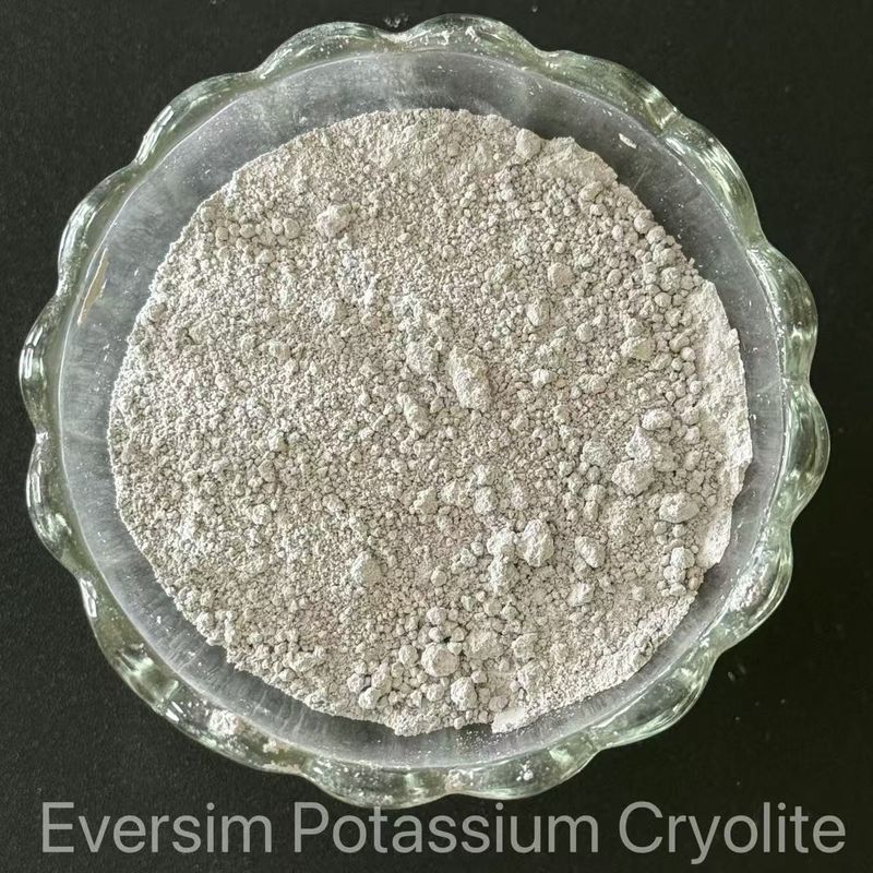 Produk kimia kemurnian tinggi Bubuk putih sintetis Na3AlF6 Cryolite 99,9% untuk agen pemukul slag