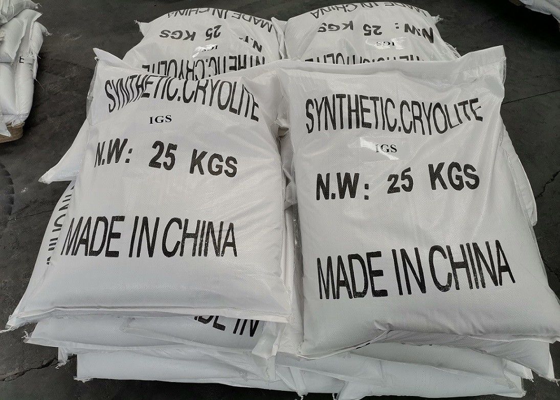 325 Mesh Synthetic Granular Cryolite Untuk Produksi Industri Aluminium Fluoride