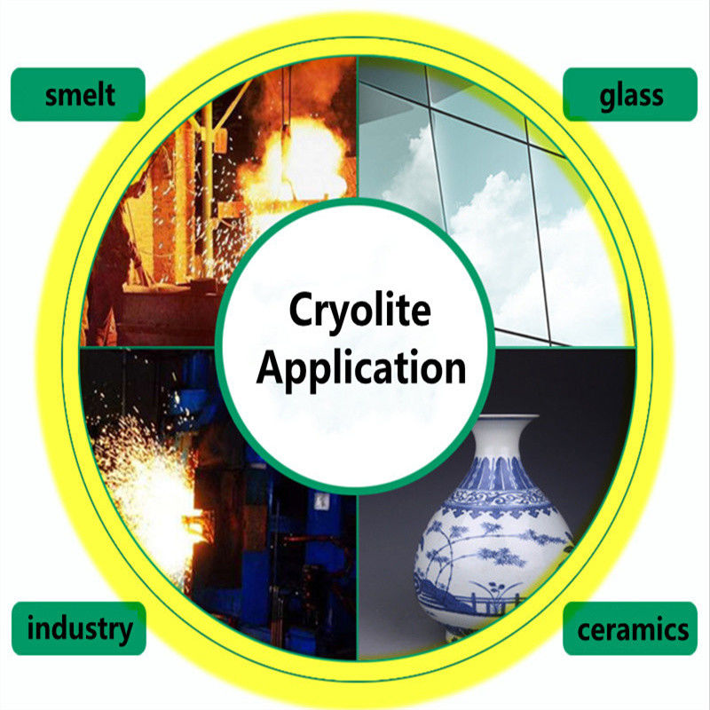 Kualitas Tinggi Kalium Cryolite 13775-52-5 untuk Fluks Pengelasan Kalium Aluminium Fluorida